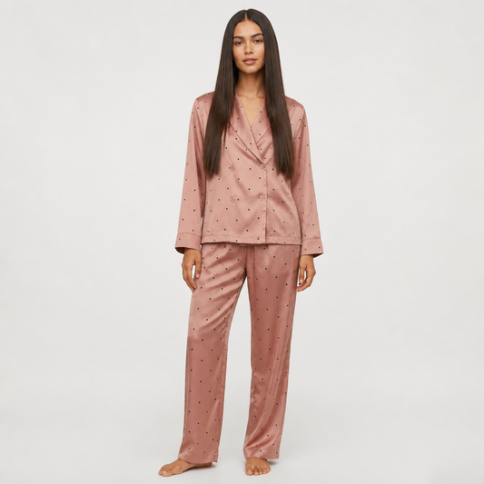 Women's Satin Pajama Set