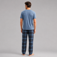 Men's Cotton Knit Pajama Set