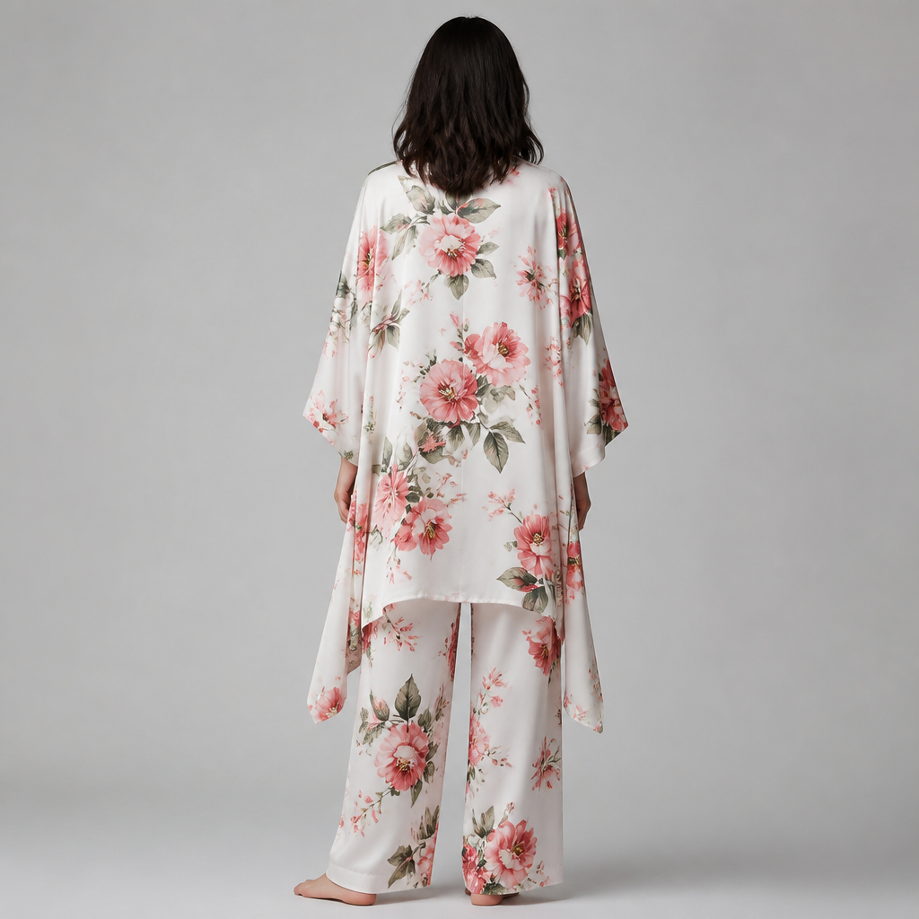 Women's Rayon 3-Piece Sleepwear Set