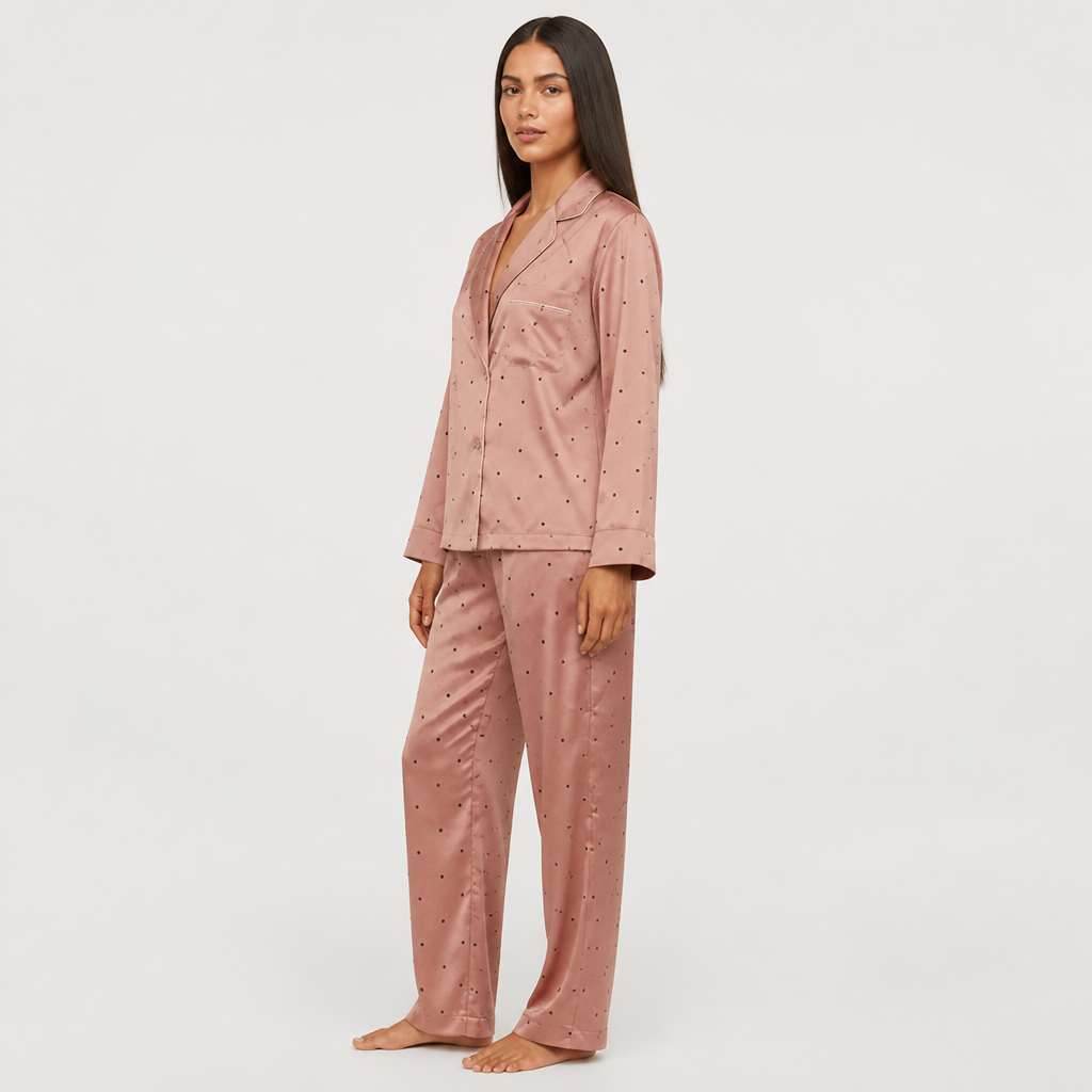 Women's Satin Pajama Set