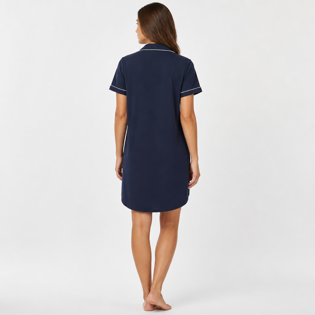 Women's Button-Front Night Shirt